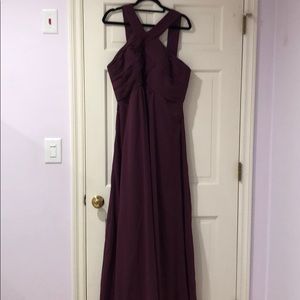 Purple prom dress